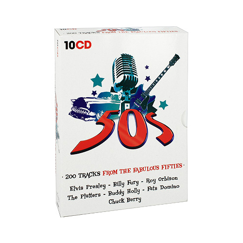 50s: 200 Tracks From The Fabulous Fifties (10 CD) Формат: 10 Audio CD (Box Set) Дистрибьюторы: Weton, ООО Музыка Европейский Союз Лицензионные товары Характеристики аудионосителей 2008 г Сборник: Импортное издание инфо 13767k.