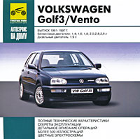 VolksWagen Golf 3 / Vento Выпуск 1991-1997 г Серия: Автосервис на дому инфо 2974b.