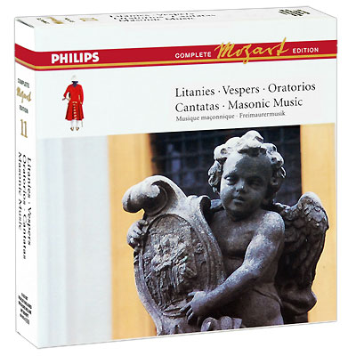 Complete Mozart Edition 11 Litanies Vespers Oratorios Cantatas Masonic Music (13 CD) Серия: Complete Mozart Edition инфо 3026b.