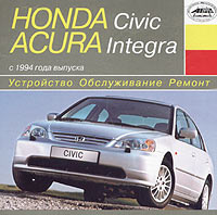 Honda Civic и Acura Integra c 1994 года выпуска Серия: Устройство, обслуживание, ремонт инфо 3076l.