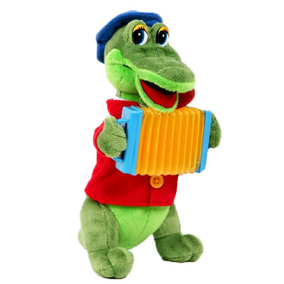Крокодил Гена с аккордеоном Мягкая говорящая игрушка, 22 см Серия: Мульти-Пульти инфо 12277m.