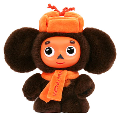 Чебурашка в оранжевой шапочке Мягкая говорящая игрушка, 21 см Серия: Мульти-Пульти инфо 13577m.
