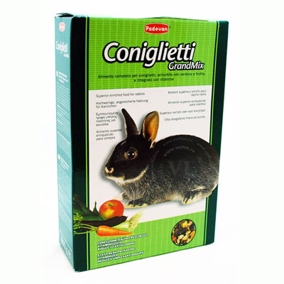 Корм для кроликов "Coniglietti GrandМix", 850 г разрешенные ЕС красители Артикул: РР00189 инфо 13661b.