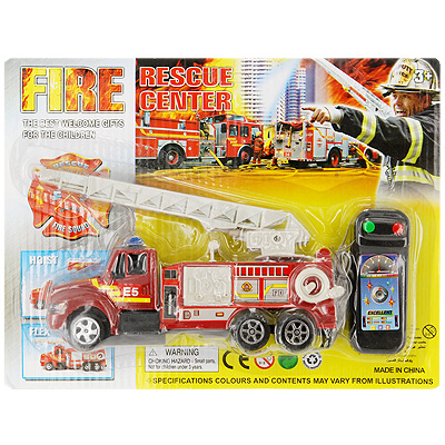 Пожарная машина "Rescue Center" с пультом управления в комплект) Состав Машина, пульт инфо 13934b.