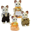 Игровой набор "Семья кремовых котов" Китай Состав 4 фигурки котов инфо 11589d.