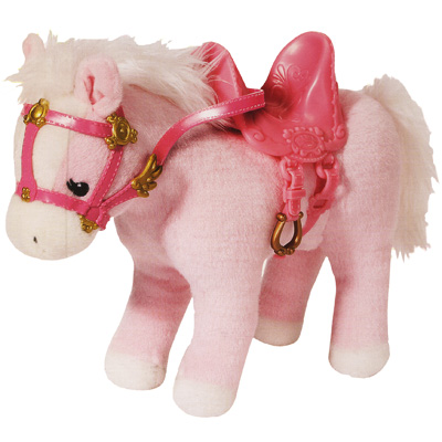 Лошадка "Baby Born" Цвет: розовый докупить 4 батареи типа АА инфо 11611d.