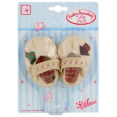 Ботиночки с аппликацией Аксессуар для кукол "Baby Annabell" (46 см) см Состав 1 пара ботиночек инфо 11621d.