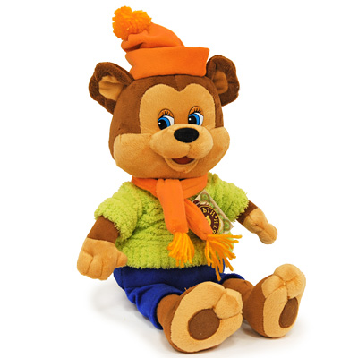 Медведь в шапке и шарфике Мягкая говорящая игрушка, 33 см Серия: Мульти-Пульти инфо 11705d.