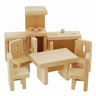 Набор кукольной мебели "Буратино" Б1812 стула, стол, 2 шкафчика, плита инфо 11828d.