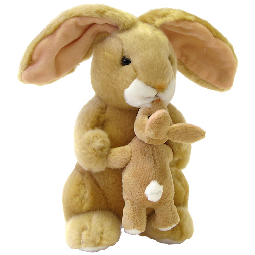 Мягкая игрушка "Заяц с детенышем", 23 см полиэстер Высота игрушки: 23 см инфо 11870d.