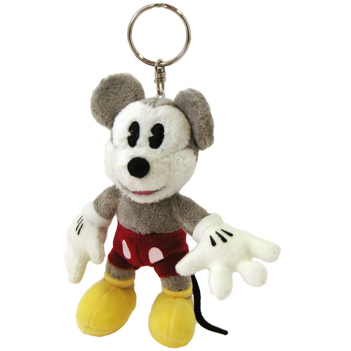 Ретро-Микки Мягкая игрушка-брелок, 14,5 см Мягкая игрушка Disney; Китай 2008 г ; Артикул: 82214; Упаковка: Пакет инфо 11881d.
