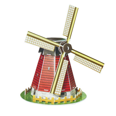 Конструктор-макет "Голландская ветряная мельница", 20 элементов см Состав 20 элементов конструктора инфо 12663d.