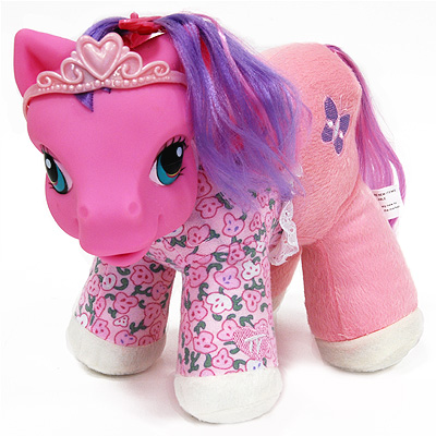 Интерактивная игрушка "Любимая пони", цвет: розовый мех Состав Пони, бутылочка, расческа инфо 12710d.