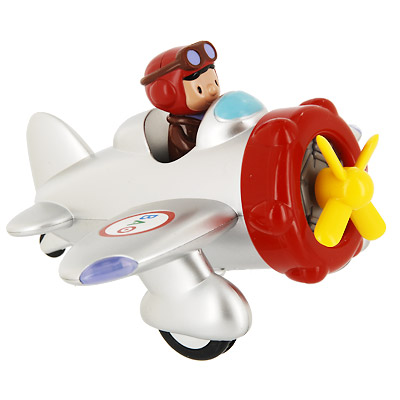 Интерактивная игрушка "Учебный самолет" "ААА" ( входят в комплект) инфо 12933d.