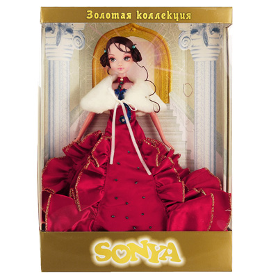 Кукла Sonya "Принцесса с меховым палантином" в Китае по заказу "Gulliver" инфо 13169d.