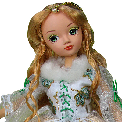 Кукла Sonya "Принцесса" в платье с листьями в Китае по заказу "Gulliver" инфо 13170d.