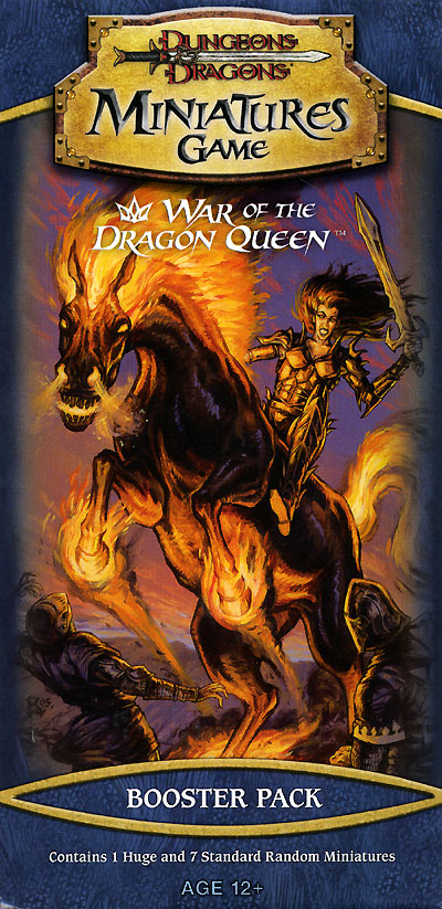 D&D Miniatures: War of the Dragon Queen Большой бустер образом; цветные карточки со статистикой инфо 13302d.