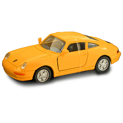 Модель автомобиля "Porsche 911", цвет: желтый x 7 см Изготовитель: Китай инфо 481e.