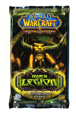World of Warcraft: March of the Legion Бустер из 19 карт Серия: Стратегическая карточная игра "World of WarCraft" инфо 548e.