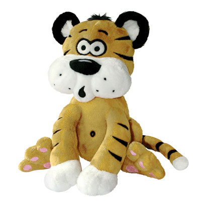 Мягкая игрушка "Тигр с удивленной мордочкой", 30 см искусственный мех Набивка: синтепон, гранулы инфо 428a.