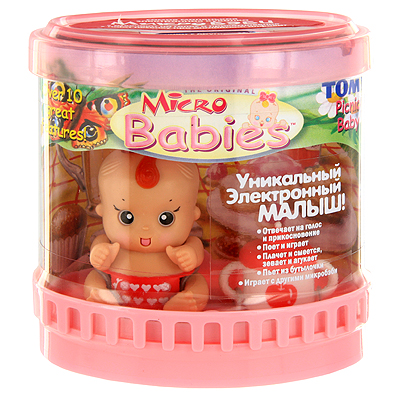 Электронная игрушка "Микро-Бэби", в ассортименте бутылочка, инструкция на русском языке инфо 10281a.